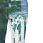 Shop LOUIS VUITTON Green Scenic Print Denim Jeans 1A9STJ