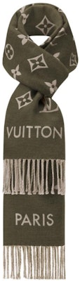路易威登绿色流苏羊毛围巾 M92783 Lookbook 路易威登绿色流苏羊毛围巾 M92783