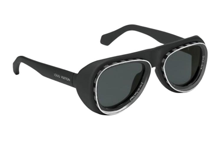 LOUIS VUITTON  Irregular Shape Sunglasses Black with Logo Detail. Z2445U 圖 3