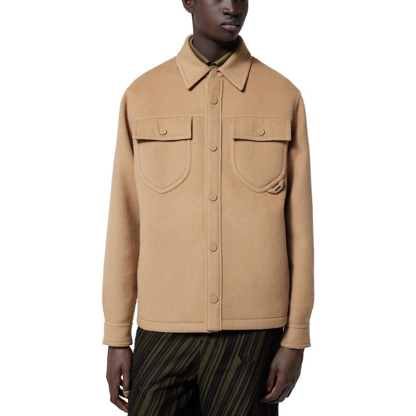 LOUIS VUITTON  Khaki Button Pocket Collar Jacket 1AFA42 圖 3