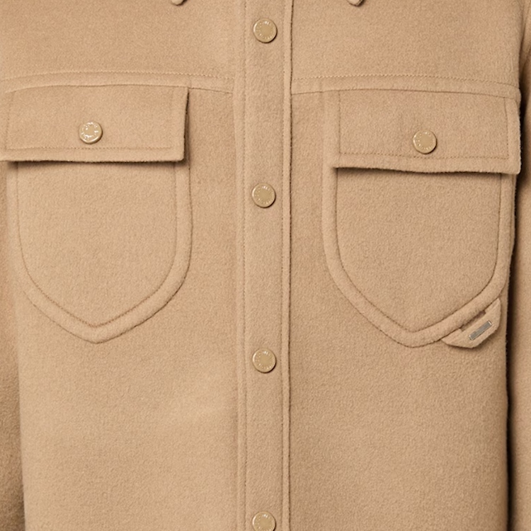 LOUIS VUITTON  Khaki Button Pocket Collar Jacket 1AFA42 圖 7