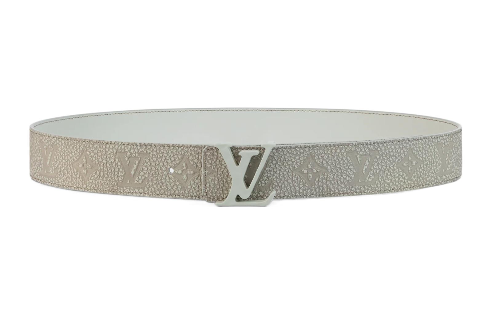 Lookbook ルイ・ヴィトン レザーベルト メタルロゴバックル付き - 4cm幅 M0572U