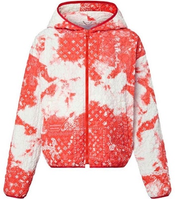 LOUIS VUITTON Monogram Paisley Zip Hoodie Jacket Orange. 1AA7H9 Order LOUIS VUITTON Monogram Paisley Zip Hoodie Jacket Orange. 1AA7H9