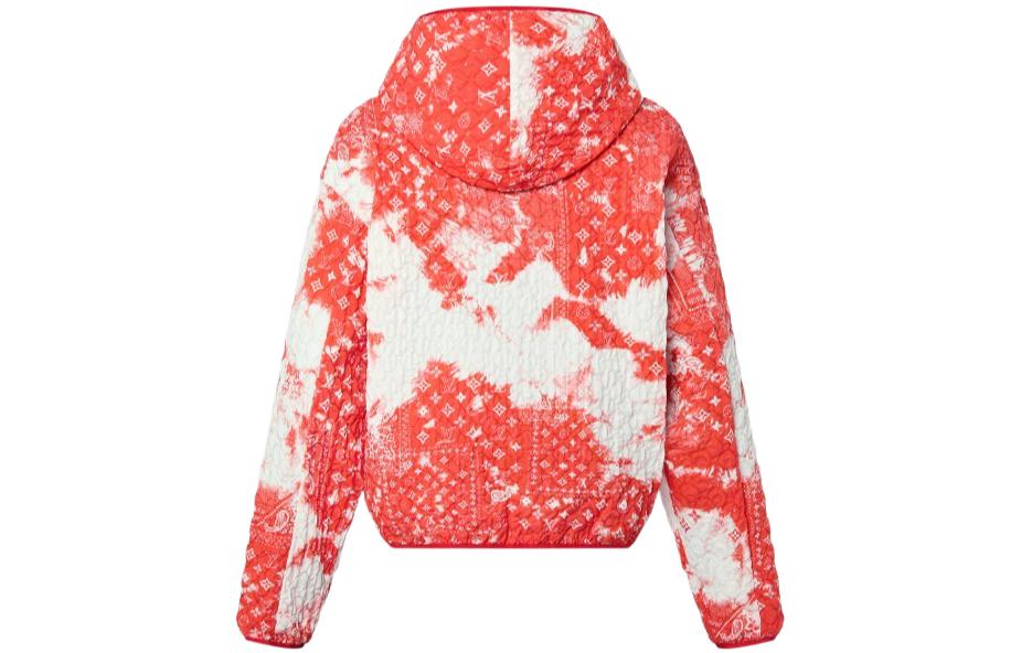 Lookbook LOUIS VUITTON  Monogram Paisley Zip Hoodie Jacket Orange. 1AA7H9