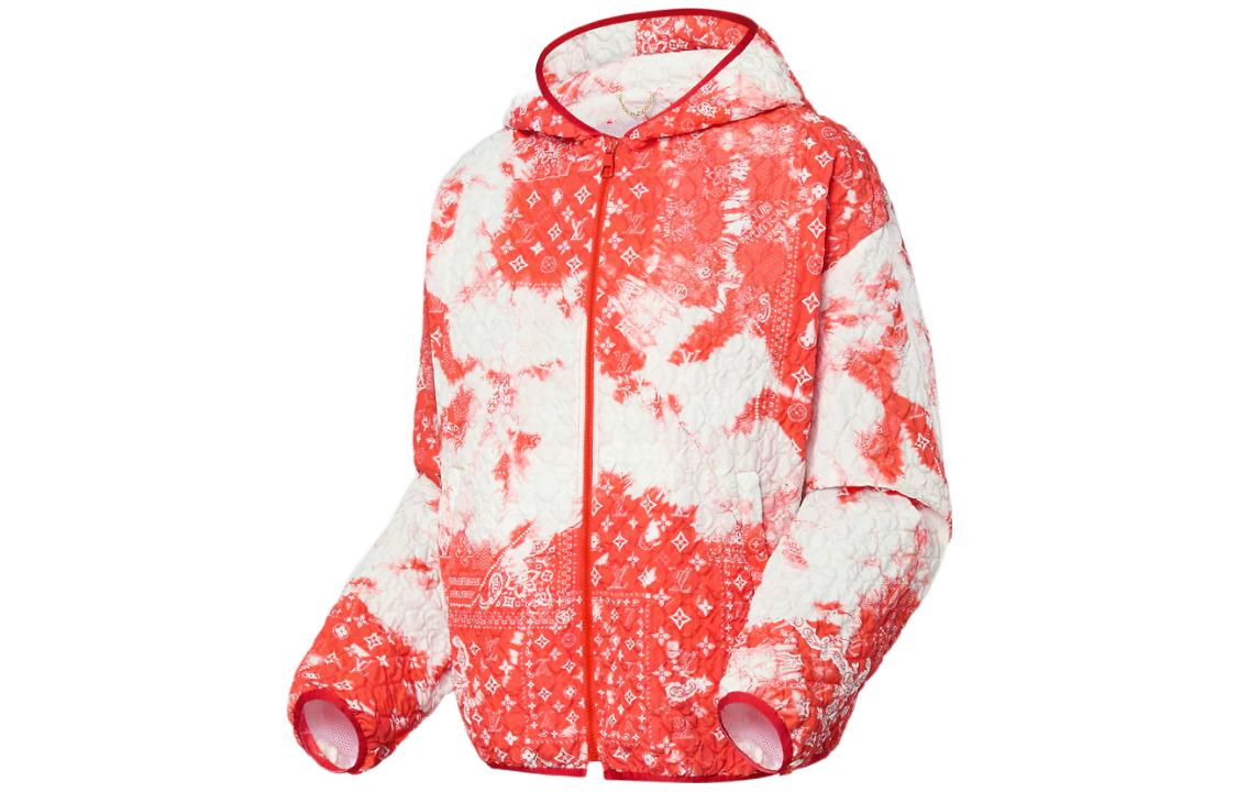 Shop LOUIS VUITTON  Monogram Paisley Zip Hoodie Jacket Orange. 1AA7H9