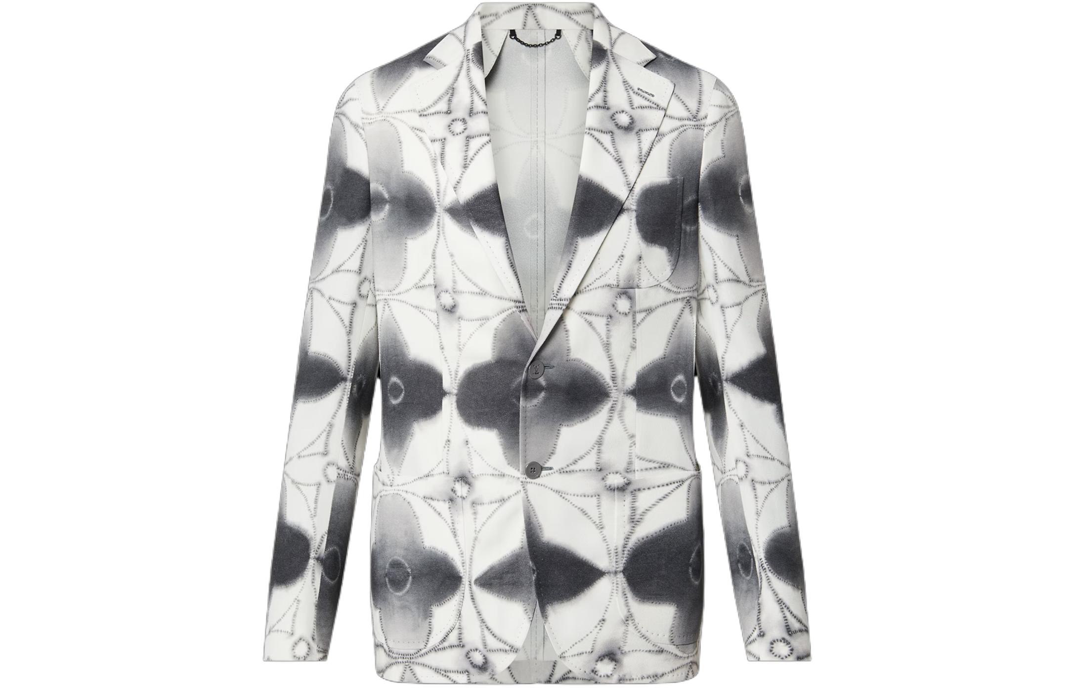 LOUIS VUITTON  Multi-Color Printed Long-Sleeve Button-Up Jacket 1AB96C 圖 2
