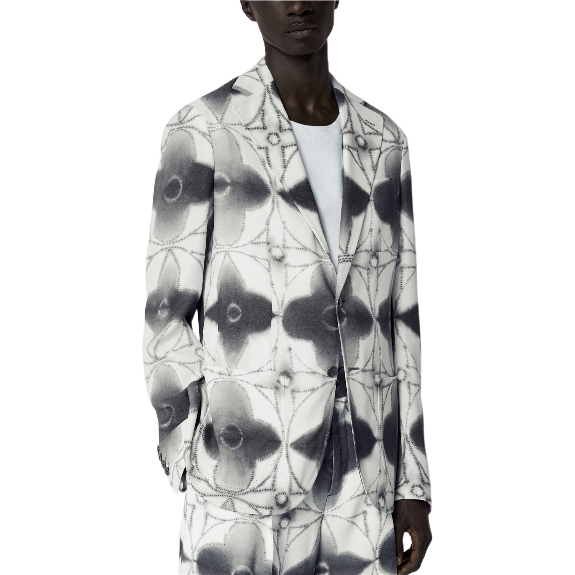 LOUIS VUITTON  Multi-Color Printed Long-Sleeve Button-Up Jacket 1AB96C 圖 5