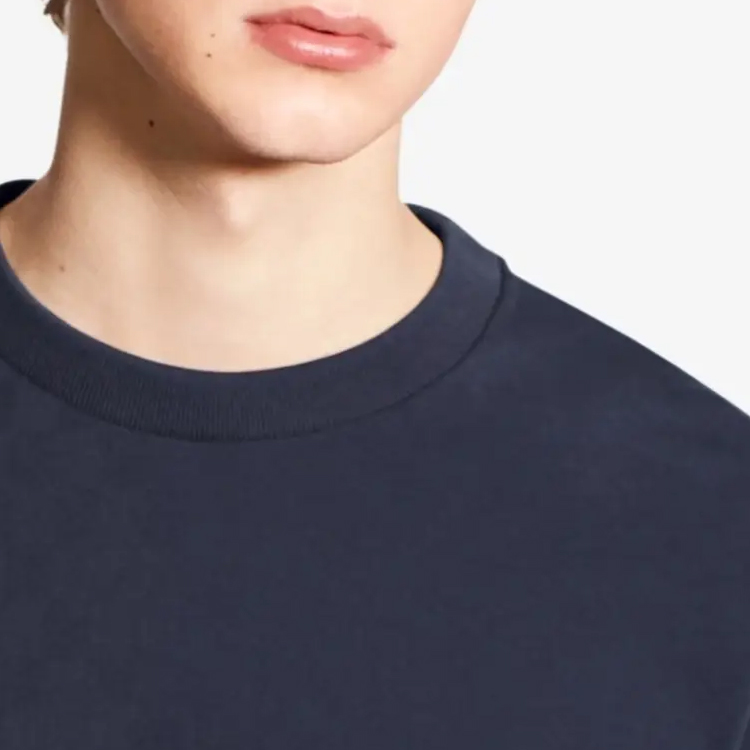 Sizing LOUIS VUITTON  Navy Blue Solid Pocket Crewneck Casual T-Shirt. 1A7XE1