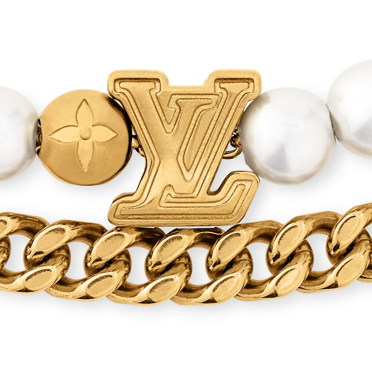 LOUIS VUITTON  Original Design Gold Metal Chain Belt. M02434 圖 3