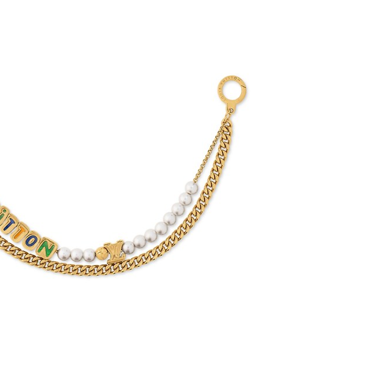 LOUIS VUITTON  Original Design Gold Metal Chain Belt. M02434 圖 4