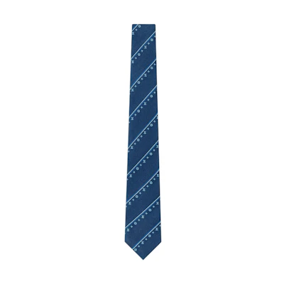 LOUIS VUITTON Original Silk Tie Blue M77606