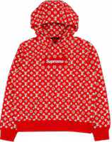Louis Vuitton Red Logo Printed Hoodie Long Sleeve 1A3FBT Louis Vuitton Red Logo Printed Hoodie Long Sleeve 1A3FBT