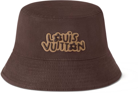 Louis Vuitton Topi Bucket Reversible Katun Coklat. M7466M Order Louis Vuitton Topi Bucket Reversible Katun Coklat. M7466M