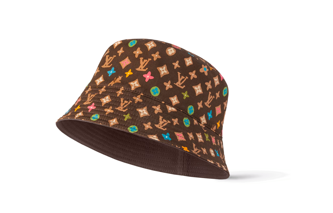 Purchase Louis Vuitton Topi Bucket Reversible Katun Coklat. M7466M