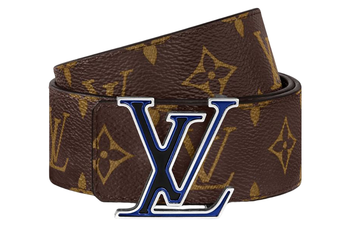 LOUIS VUITTON  Reversible Leather Belt Brown 4cm Width M0539V 圖 4