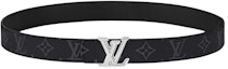 Buy Cinturón Reversible Louis Vuitton Piel y Lona Negra 3CM Ancho. M4049