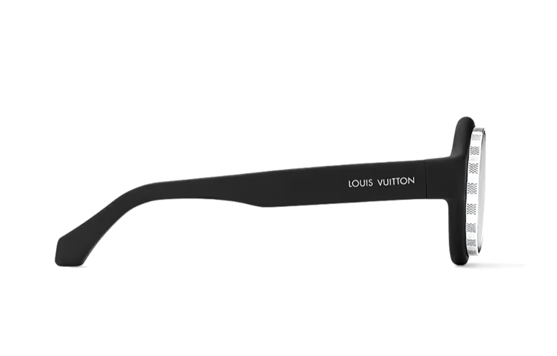 LOUIS VUITTON  Round Sunglasses Black with Logo Details Plastic Rubber. Z2386U 圖 4