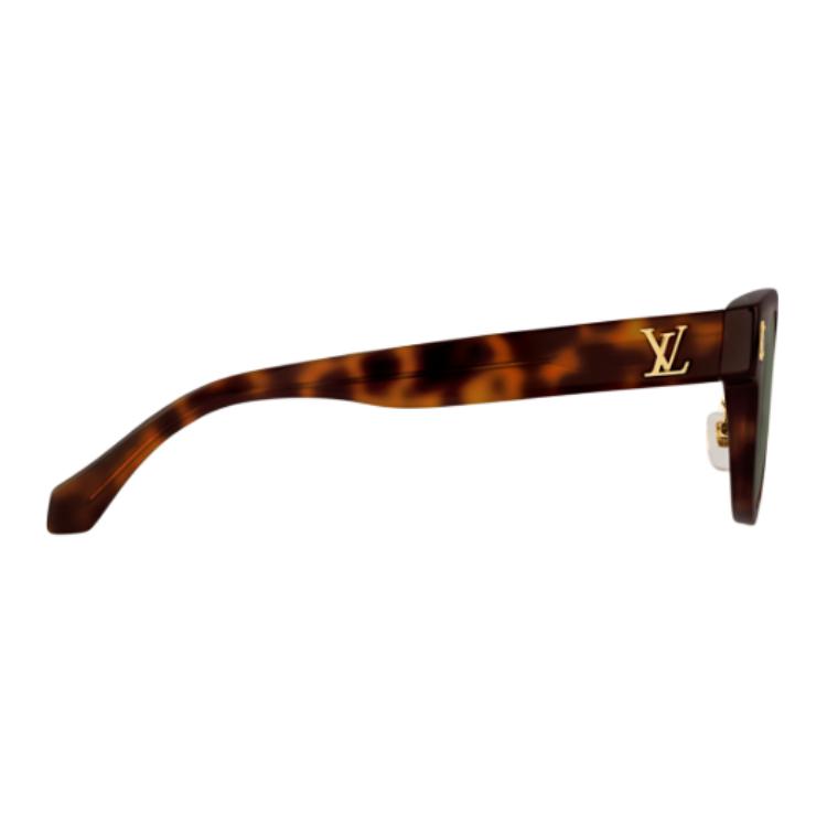 LOUIS VUITTON  Round Tortoiseshell Full-Rim Sunglasses Acetate Metal Design M2756U 圖 4