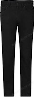 LOUIS VUITTON Slim Fit Black Jeans with Zipper and Side Pockets 1A5W0H LOUIS VUITTON Slim Fit Black Jeans with Zipper and Side Pockets 1A5W0H