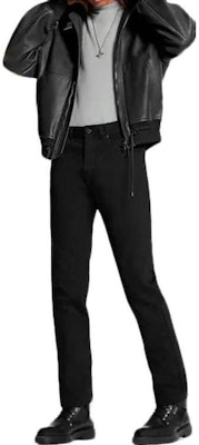 루이 비통 슬림핏 블랙 진 지퍼 및 사이드 포켓 팬츠 1A5W0H Purchase 루이 비통 슬림핏 블랙 진 지퍼 및 사이드 포켓 팬츠 1A5W0H