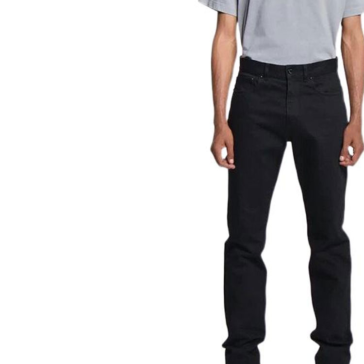 Details for 루이 비통 슬림핏 블랙 진 지퍼 및 사이드 포켓 팬츠 1A5W0H