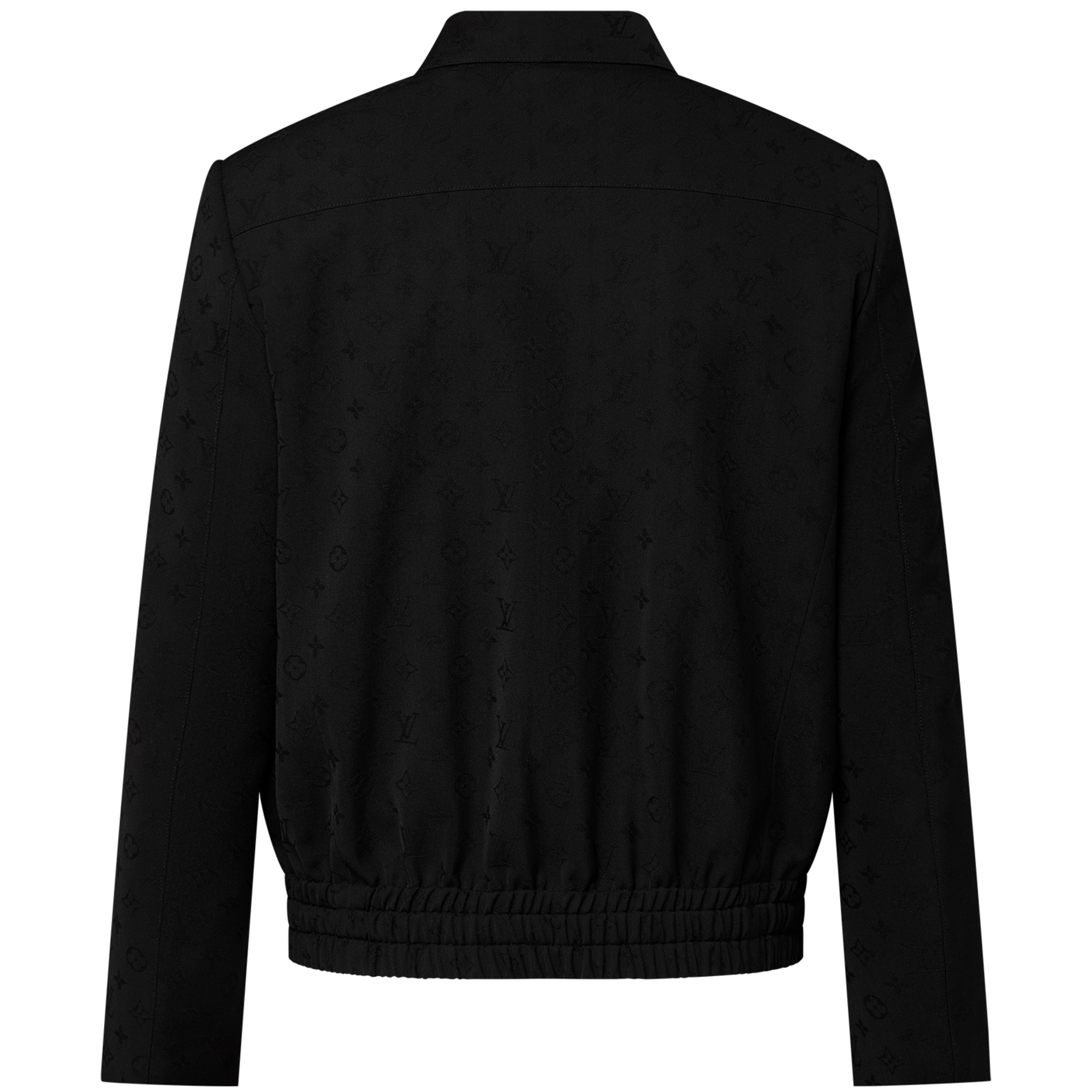 LOUIS VUITTON  Solid Print Long Sleeve Jacket Black 1AFVVA 圖 3