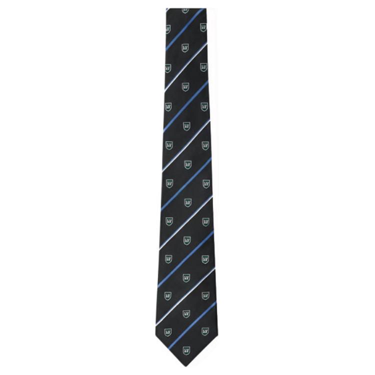 LOUIS VUITTON  Tie Anthracite Colorblock Diagonal Stripe Silk M94777