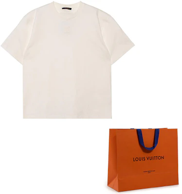 LOUIS VUITTON Kaos Putih Crewneck Logo Lengan Pendek Kasual 1AA5E0 Shop LOUIS VUITTON Kaos Putih Crewneck Logo Lengan Pendek Kasual 1AA5E0
