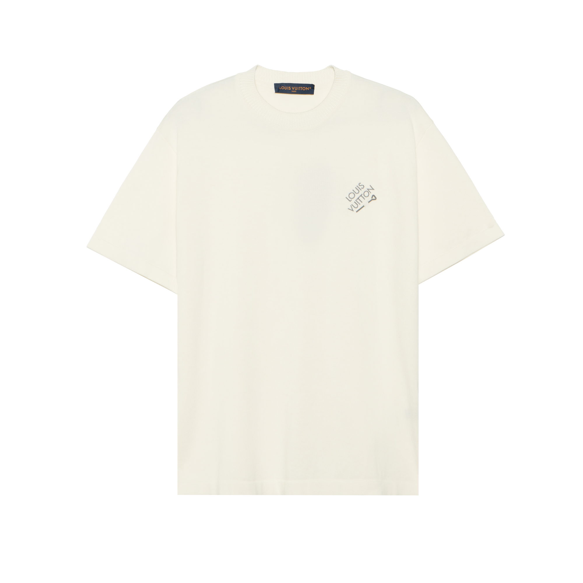 Order 路易威登 白色胸口Logo印花圓領T恤 1AATX9