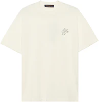 Order 路易威登 白色胸口Logo印花圓領T恤 1AATX9