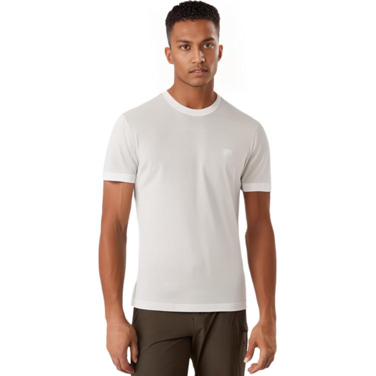 Shop Camiseta Blanca Cuello Redondo LOUIS VUITTON con Bordado de Logo. 1A1SAU