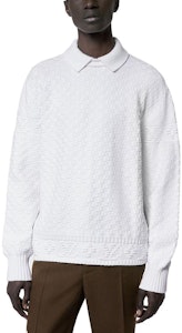 Louis Vuitton Baju Sejuk Lengan Panjang Putih Loose-Fit Knit Pullover 1ABXZK Lookbook Louis Vuitton Baju Sejuk Lengan Panjang Putih Loose-Fit Knit Pullover 1ABXZK