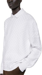 Louis Vuitton Baju Sejuk Lengan Panjang Putih Loose-Fit Knit Pullover 1ABXZK Shop Louis Vuitton Baju Sejuk Lengan Panjang Putih Loose-Fit Knit Pullover 1ABXZK