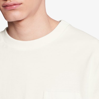 LOUIS VUITTON White Solid Color Crewneck Casual Short Sleeve T-Shirt 1A7XE9 Purchase LOUIS VUITTON White Solid Color Crewneck Casual Short Sleeve T-Shirt 1A7XE9