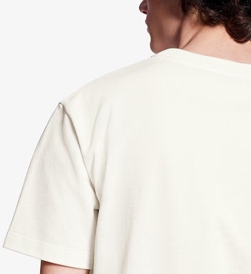 LOUIS VUITTON White Solid Color Crewneck Casual Short Sleeve T-Shirt 1A7XE9 Details for LOUIS VUITTON White Solid Color Crewneck Casual Short Sleeve T-Shirt 1A7XE9