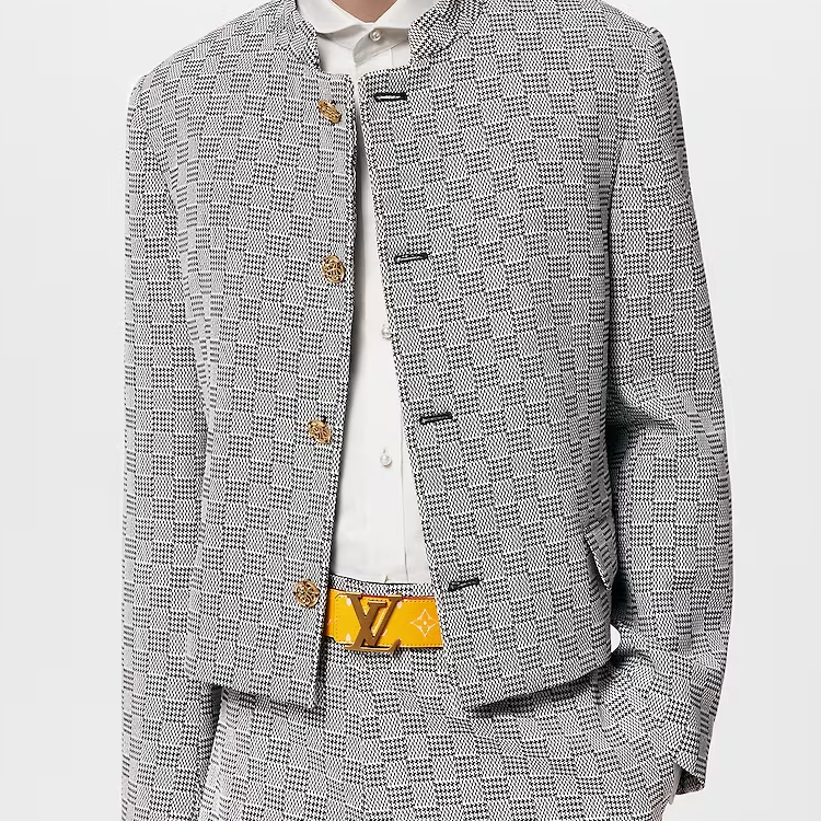 Shop Cinturón de Cuero Amarillo LOUIS VUITTON Diseño Sólido 4cm de Ancho M8458U