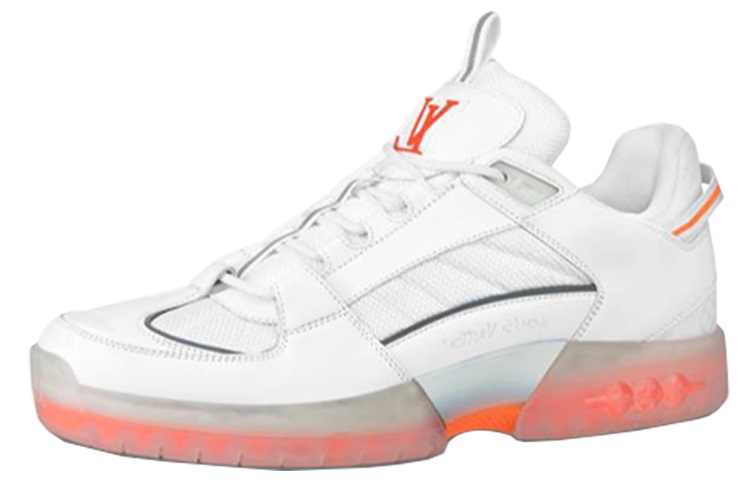 Louis Vuitton A View Sneakers 'White Orange' 1A8J1T