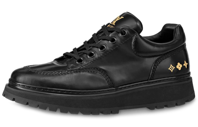 Louis Vuitton Abbesses 'Black Patent Calfskin Low-Top' 1A5XKI