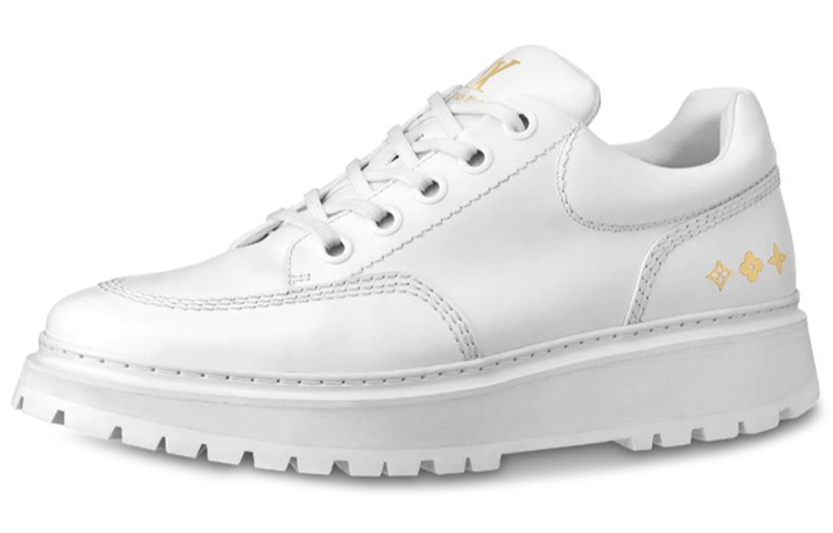 Buy 路易威登阿比塞斯白色德比鞋 1A5XKX