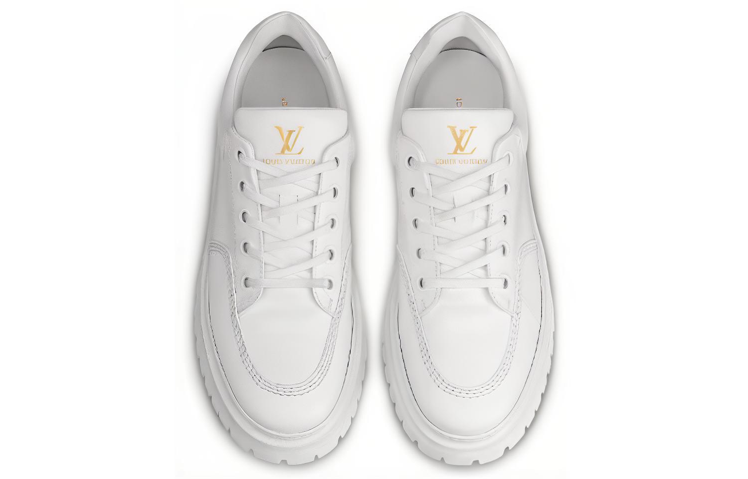 Lookbook Louis Vuitton Abbesses Scarpe Derby ''Bianche'' 1A5XKX
