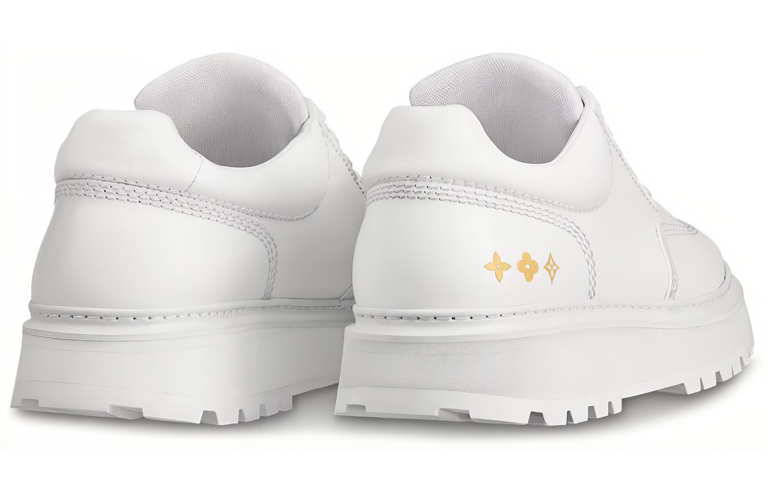 Shop Louis Vuitton Abbesses Scarpe Derby ''Bianche'' 1A5XKX