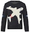 Order Louis Vuitton Airplane Graphic Wool Pullover Sweater in Gray. 1A97D5