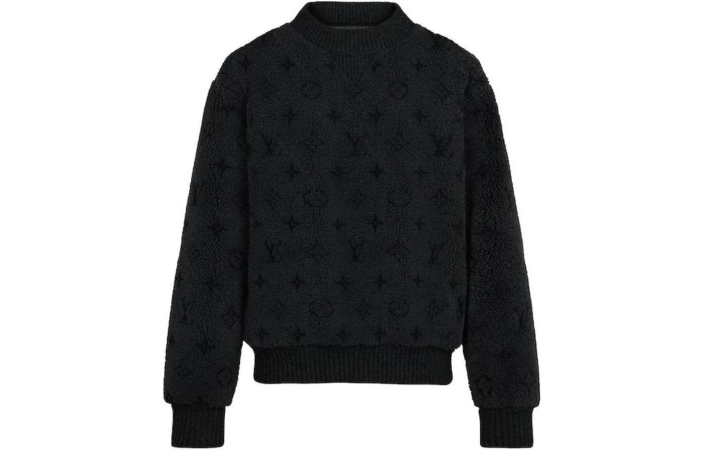 Louis Vuitton All-Over Logo Crewneck Sweatshirt Black () 1A5PEL
