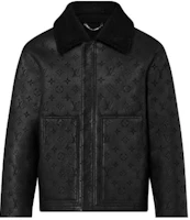 Louis Vuitton All-Over Print Black Single-Breasted Jacket for Men 1ABBBI Louis Vuitton All-Over Print Black Single-Breasted Jacket for Men 1ABBBI