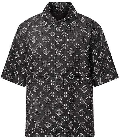 louis-vuitton-all-over-print-casual-short-sleeve-shirt-black-mens-1-abyom