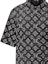 Details for LOUIS VUITTON Camisa Negra Hombre Manga Corta Estampado Total Casual 1ABYOM