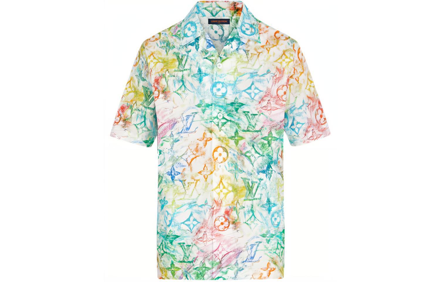 Louis Vuitton All-Over Print Logo Short Sleeve Shirt Multicolor 1A8HH4