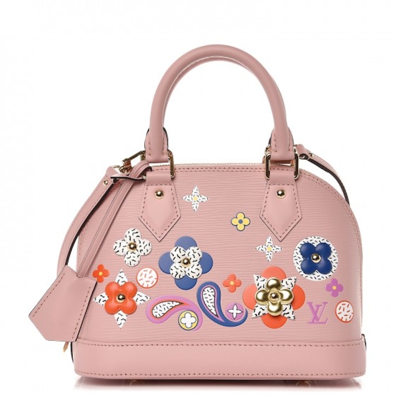 Buy Louis Vuitton Alma Epi Flores BB Multicolor Rosa Ballerina