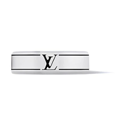 LOUIS VUITTON Alphabet Design 925 Silver Ring Silver. M1544M