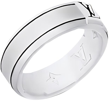路易威登字母設計925純銀戒指 銀色. M1544M Lookbook 路易威登字母設計925純銀戒指 銀色. M1544M